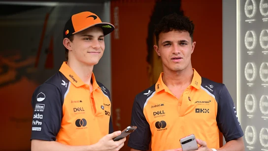Oscar Piastri y Lando Norris Oscar Piastri y Lando Norris