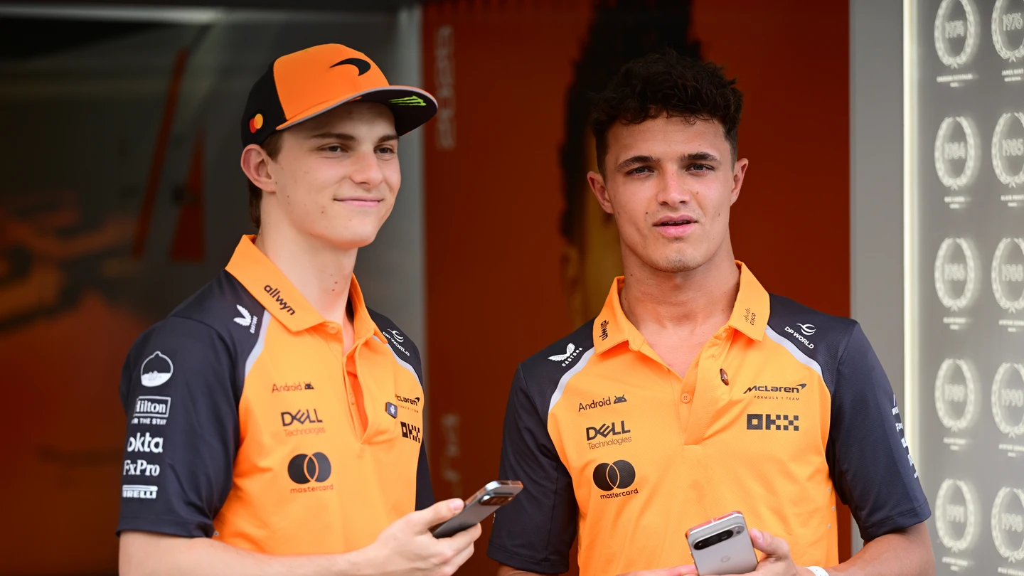 Oscar Piastri y Lando Norris Oscar Piastri y Lando Norris