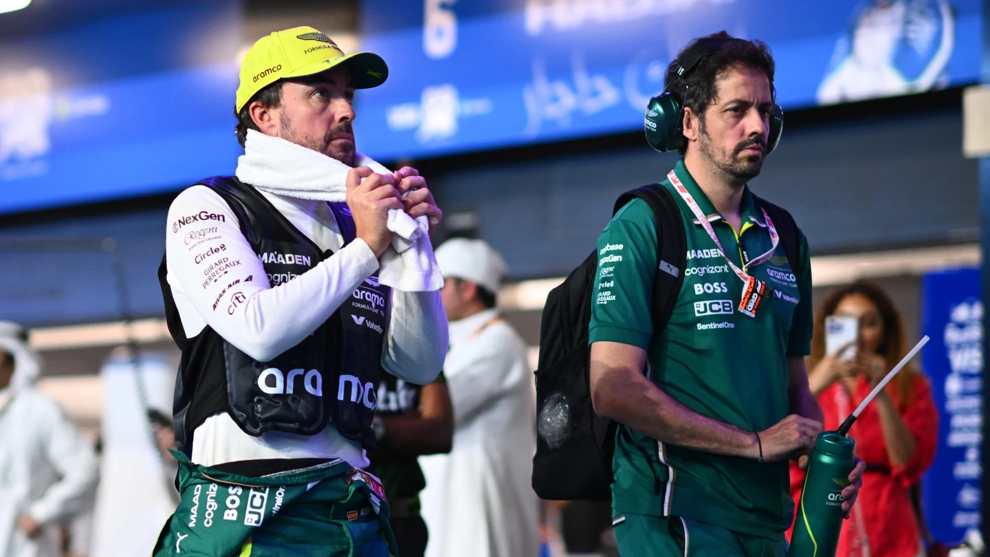 Fernando Alonso en el Gran Premio de Arabia Saudí Fernando Alonso en el Gran Premio de Arabia Saudí
