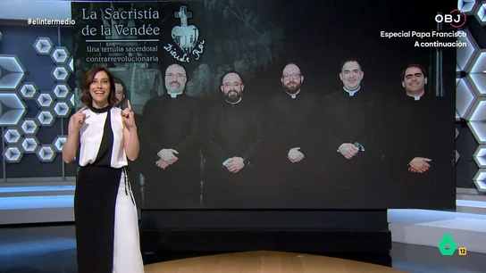 De Abascal a los curas que rezaron por su muerte: Cristina Gallego repasa a los 'haters' del papa Francisco La colaboradora repasa las palabras que dedicaron al sumo pontífice Santiago Abascal, Javier Milei y los curas de la tertulia ultracatólica 'La sacristía de la Vendée'.