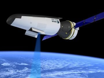 Representaci&oacute;n art&iacute;stica del futuro laboratorio espacial Space Rider de la ESA