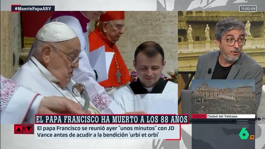 La confesión de Jesús Bastante sobre el papa Francisco: "Me cuesta pensar que se haya intentado posponer la muerte de un papa" La confesión de Jesús Bastante sobre el papa Francisco: "Me cuesta pensar que se haya intentado posponer la muerte de un papa"