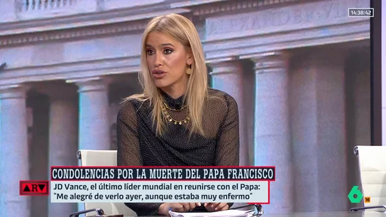Afra Blanco, sobre el legado del papa Francisco: "Fue un adelantado a su tiempo, habló de salario básico universal cuando nadie se atrevía" Afra Blanco, sobre el legado del papa Francisco: "Fue un adelantado a su tiempo, habló de salario básico universal cuando nadie se atrevía"