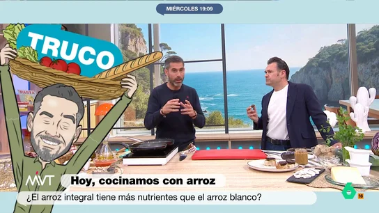 Este es el truco de Pablo Ojeda para saber cuánto arroz podemos comer diariamente El arroz es un alimento que, como indica el nutricionista, "se metaboliza como el azúcar" por eso, como explica Ojeda, es muy importante combinarlo con alimentos adecuados para evitar un pico de glucosa muy elevado.