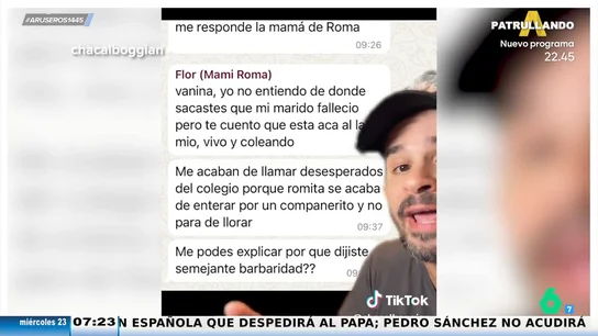 El embarazoso comentario en un grupo de WhatsApp de un colegio cristiano tras la muerte del papa Francisco El embarazoso comentario en un grupo de WhatsApp de un colegio cristiano tras la muerte del papa Francisco