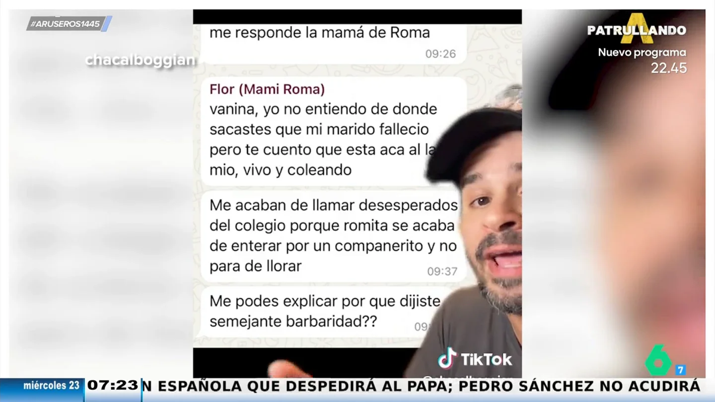 El embarazoso comentario en un grupo de WhatsApp de un colegio cristiano tras la muerte del papa Francisco El embarazoso comentario en un grupo de WhatsApp de un colegio cristiano tras la muerte del papa Francisco