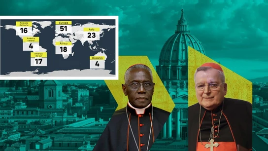 Empieza la lucha por la sucesión del papa Francisco: los conservadores hacen fuerza ante una mayoría progresista Empieza la lucha por la sucesión del papa Francisco: los conservadores hacen fuerza ante una mayoría progresista