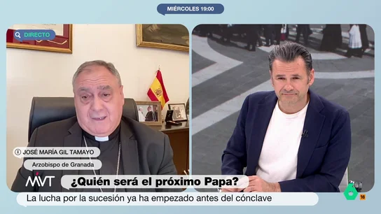 El arzobispo de Granada, cuenta lo que le dijo el papa Francisco cuando estaba ingresado por COVID: "No tienes permiso mío para marcharte" El arzobispo de Granada, cuenta lo que le dijo el papa Francisco cuando estaba ingresado por COVID: "No tienes permiso mío para marcharte"