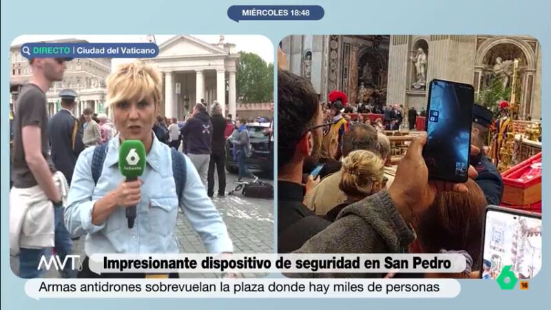 Cristina Pardo, sobre los selfies y las videollamadas delante del cadáver del papa: "Es chocante"