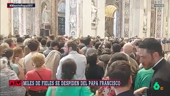 laSexta, en el interior de la basílica de San Pedro laSexta, en el interior de la basílica de San Pedro