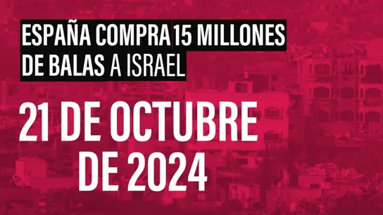 España compra balas a Israel el mismo día que 32 personas mueren en el Norte de Gaza España compra balas a Israel el mismo día que 32 personas mueren en el Norte de Gaza