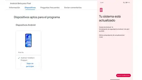 Actualizando Pixel 9a a Android 16 Actualizando Pixel 9a a Android 16