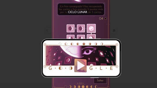 'Doodle' interactivo de Google con el juego de 'La Salida de la Media Luna' 'Doodle' interactivo de Google con el juego de 'La Salida de la Media Luna'