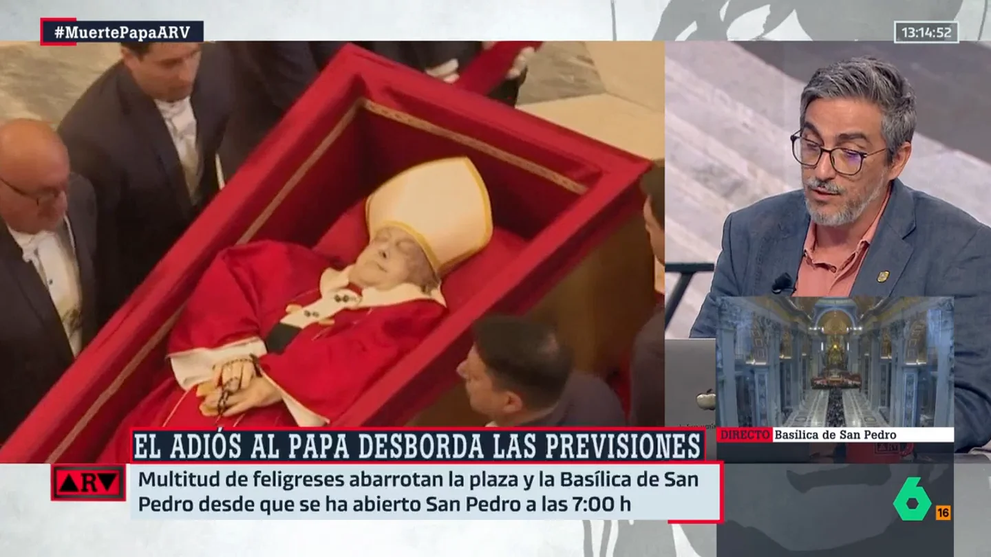 Jesús Bastante, sobre el moratón en la cara del papa Jesús Bastante, sobre el moratón en la cara del papa