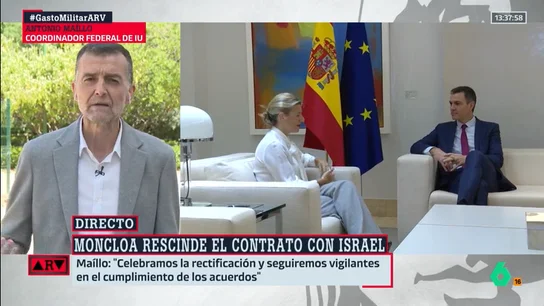 Maíllo (IU) celebra la rectificación de Moncloa pero advierte: "Seguiremos vigilantes, los acuerdos de Gobierno deben cumplirse" Maíllo (IU) celebra la rectificación de Moncloa pero advierte: "Seguiremos vigilantes, los acuerdos de Gobierno deben cumplirse"