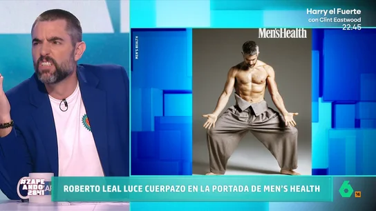 Roberto Leal luce cuerpazo en 'Men's Health': "Un nuevo día para la humillación del hombre normal..." El presentador ocupa la portada del último número de la revista en la que luce abdominales. La fotografía ha 'indignado' a los zapeadores que no dudan en pedirle que baje el listón.