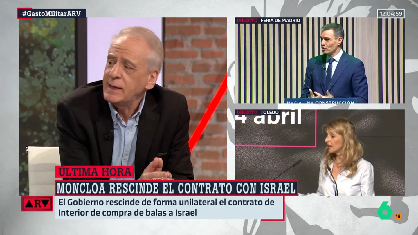 Ignacio Cembrero, tajante sobre el contrato de Israel: "Alguien tendría que asumir responsabilidades" Ignacio Cembrero, tajante sobre el contrato de Israel: "Alguien tendría que asumir responsabilidades"