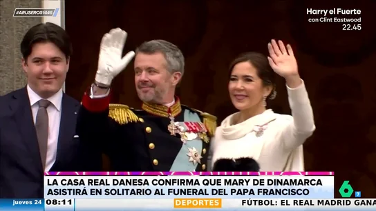 Alfonso Arús, al saber que Mary de Dinamarca acudirá sin Federico X al funeral del papa: "Vamos, que le da pereza y va a lo suyo" Alfonso Arús, al saber que Mary de Dinamarca acudirá sin Federico X al funeral del papa: "Vamos, que le da pereza y va a lo suyo"