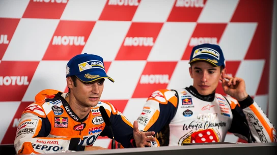 Dani Pedrosa y Marc Márquez Dani Pedrosa y Marc Márquez