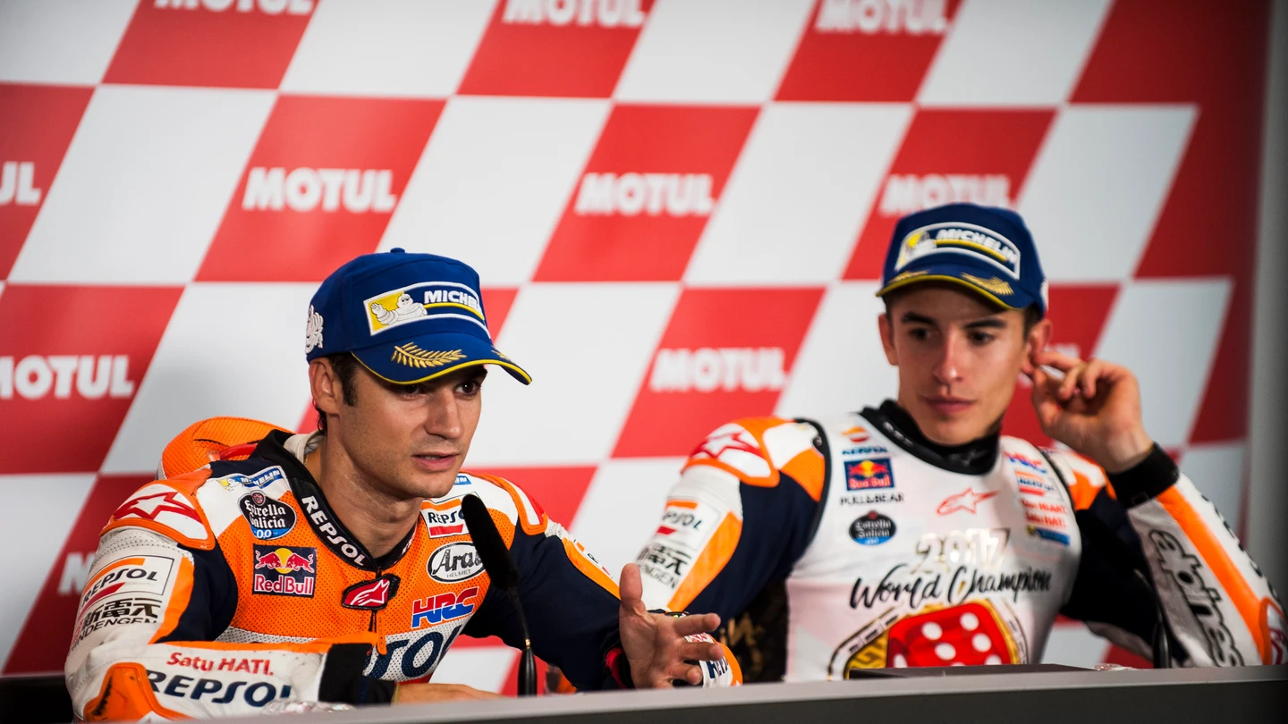 Dani Pedrosa y Marc Márquez Dani Pedrosa y Marc Márquez