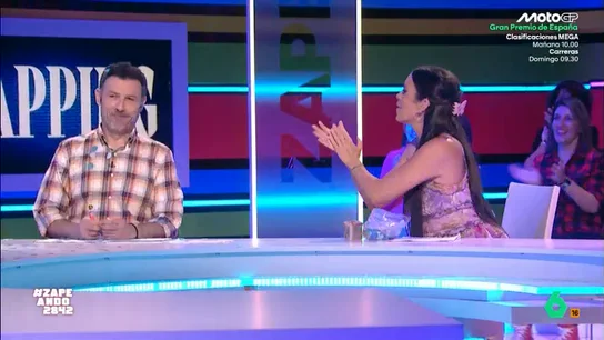 Cristina Pedroche desvela que Iñaki Urrutia se casa: "Una noticia tan bonita cómo no la voy a decir" La zapeadora ha sido la encargada de dar la buena noticia que ha acompañado lanzando confeti hacia el zapeador. "Cristina, nos ha pedido Iñaki que no dijésemos que se casa... porque se casa", le 'reprocha' Dani Mateo.