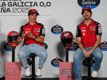 Marc M&aacute;rquez y Pecco Bagnaia
