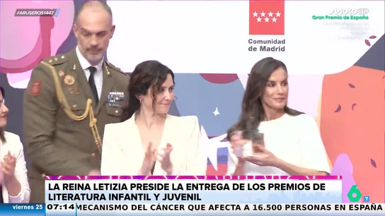 El homenaje de la reina Letizia a Mario Vargas Llosa: "Aprender a leer es lo más importante que me ha pasado en la vida" El homenaje de la reina Letizia a Mario Vargas Llosa: "Aprender a leer es lo más importante que me ha pasado en la vida"