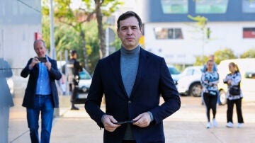  David S&aacute;nchez, hermano del presidente del Gobierno, a su llegada al juzgado de Badajoz. Imagen de archivo