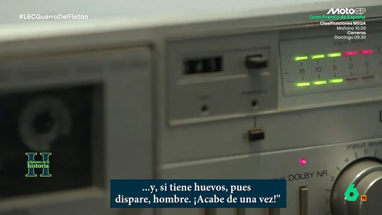 "Si tiene huevos, dispare": la tensa conversación entre un pesquero español y una fragata canadiense en la 'guerra del fletán' Durante la 'guerra del fletán' y tras el secuestro del 'Estai' por la flota canadiense, muchos pesqueros que faenaban en aguas internacionales frente a Canadá vivieron momentos de gran tensión. Este fue uno de ellos.