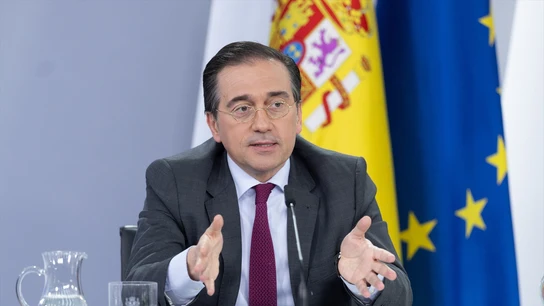 Imagen de archivo del ministro de Asuntos Exteriores, José Manuel Albares. Imagen de archivo del ministro de Asuntos Exteriores, José Manuel Albares.
