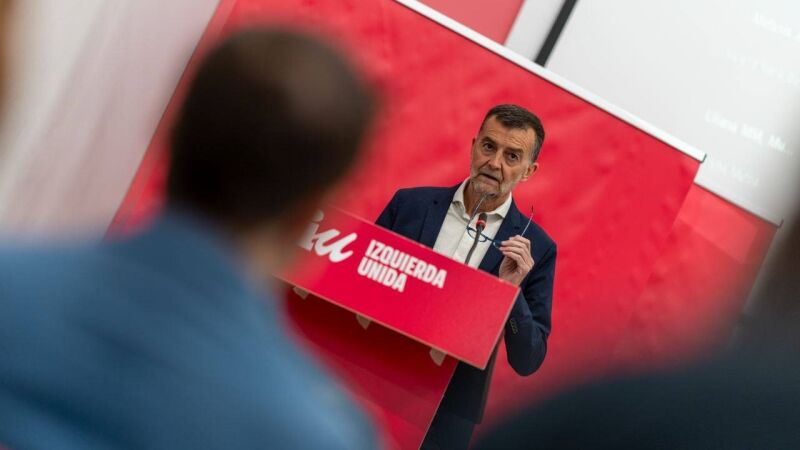 El secretario general de Izquierda Unida, Antonio Maíllo. 