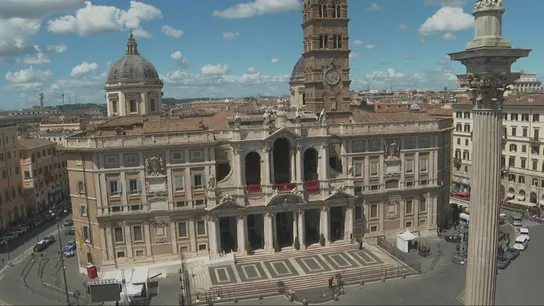 Imagen de Santa Maria la Mayor, iglesia en la que ha sido enterrado el Papa Francisco Imagen de Santa Maria la Mayor, iglesia en la que ha sido enterrado el Papa Francisco