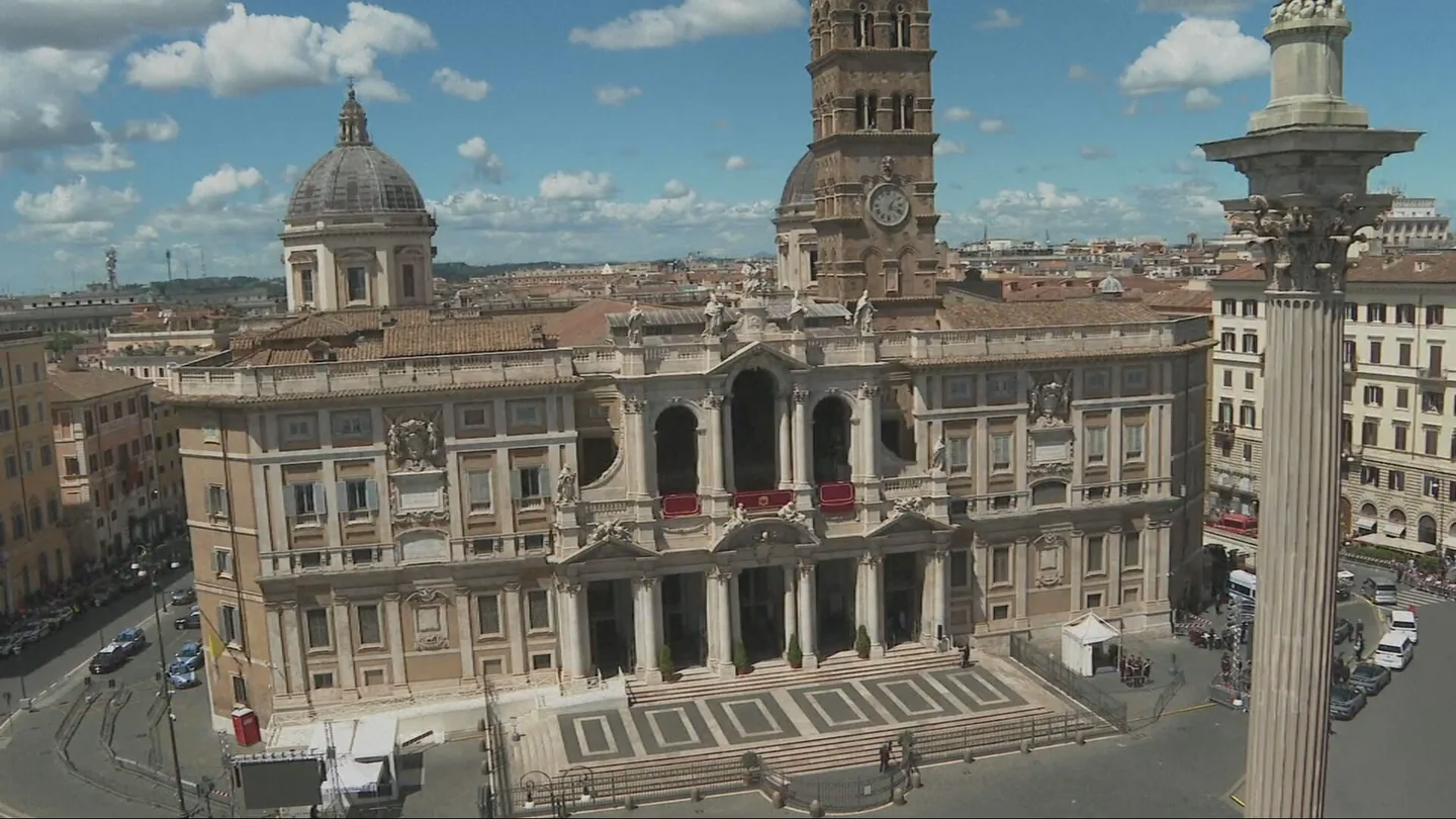 Imagen de Santa Maria la Mayor, iglesia en la que ha sido enterrado el Papa Francisco Imagen de Santa Maria la Mayor, iglesia en la que ha sido enterrado el Papa Francisco