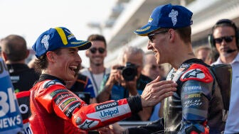 Marc M&aacute;rquez y Fabio Quartararo