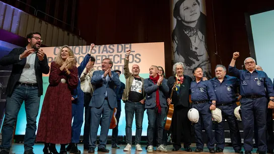 Acto de Óscar López en Cantabria Acto de Óscar López en Cantabria