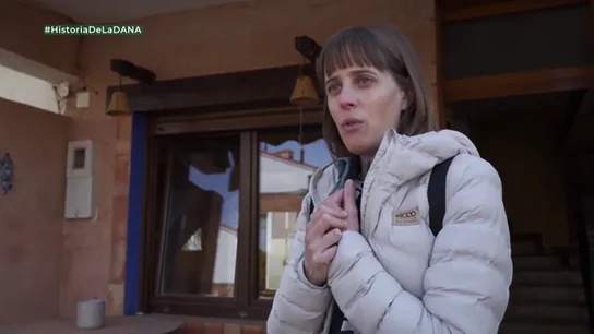 Rosalía, persona rescatada en la DANA Rosalía, persona rescatada en la DANA