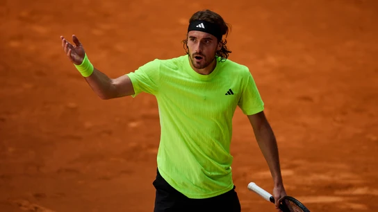 Stefanos Tsitsipas en el Mutua Madrid Open Stefanos Tsitsipas en el Mutua Madrid Open