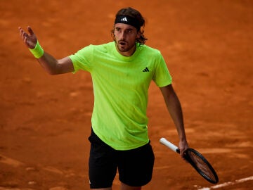 Stefanos Tsitsipas en el Mutua Madrid Open