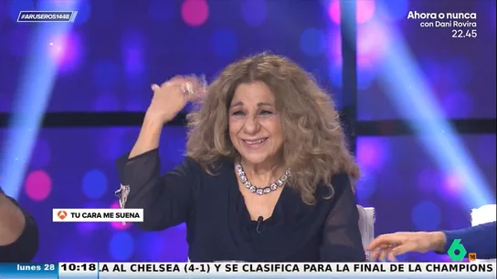 Aluvión de 'zascas' a Lolita en Tu cara me suena: "Eres como la luna, nadie te conquista desde 1969" Aluvión de 'zascas' a Lolita en Tu cara me suena: "Eres como la luna, nadie te conquista desde 1969"