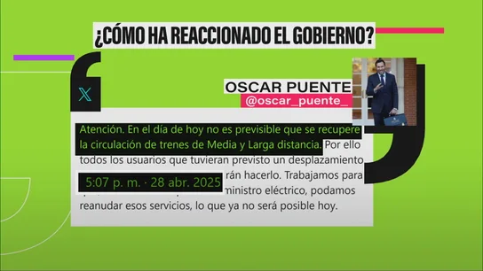 Del apagón al primer mensaje de Sánchez: cronología de las cinco horas de parálisis en Moncloa Del apagón al primer mensaje de Sánchez: cronología de las cinco horas de parálisis en Moncloa