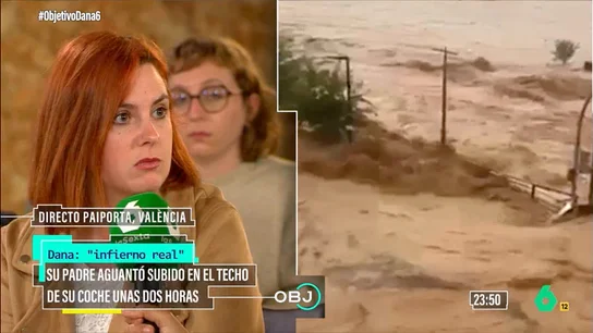 El duro relato de Saray, que perdió a su padre en la DANA: "Mis hijos pasaron dos horas encima de un coche" El duro relato de Saray, que perdió a su padre en la DANA: "Mis hijos pasaron dos horas encima de un coche"