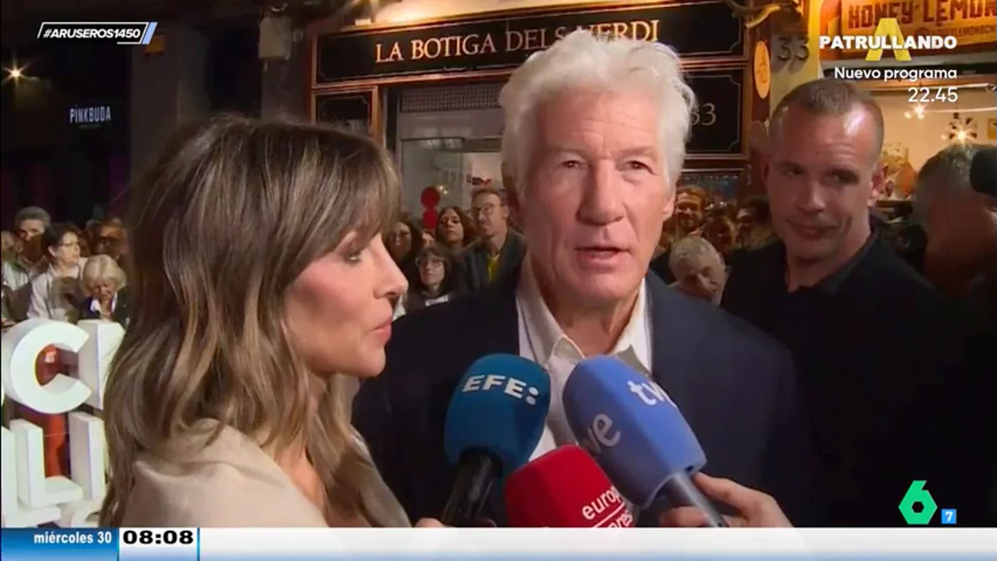 Richard Gere y Alejandra Gere Richard Gere y Alejandra Gere