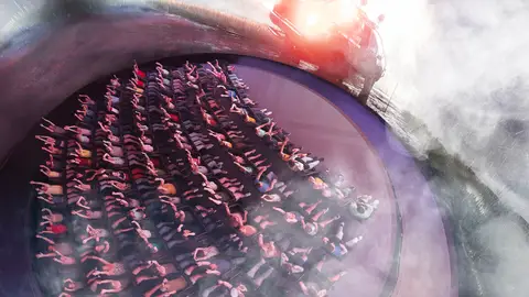 Cazadores de Tornados, atracción de Futuroscope Cazadores de Tornados, atracción de Futuroscope