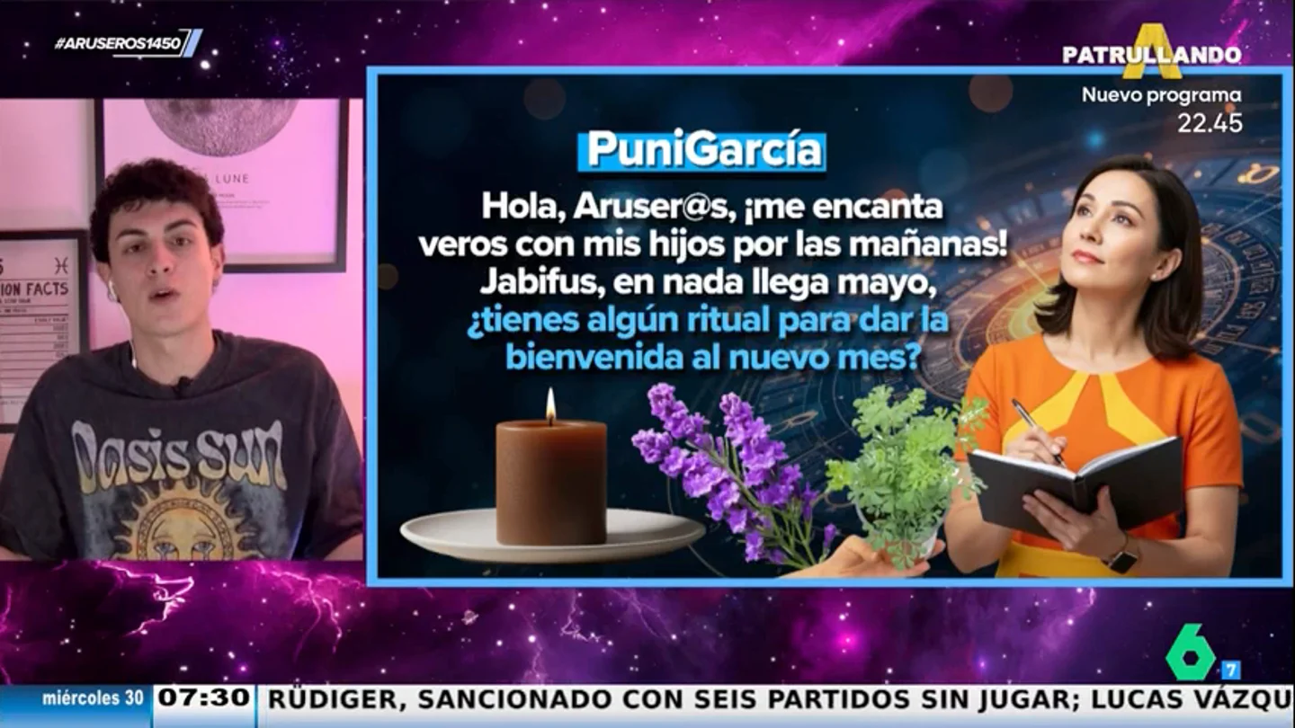 Ritual para dar la bienvenida a mayo: el astrólogo de Aruser@s responde a los espectadores Ritual para dar la bienvenida a mayo: el astrólogo de Aruser@s responde a los espectadores
