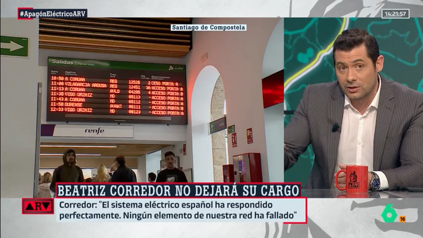 La advertencia de Carlos Cagigal tras el apagón: "Si no tenemos una energía de respaldo, el sistema se va a volver a caer" La advertencia de Carlos Cagigal tras el apagón: "Si no tenemos una energía de respaldo, el sistema se va a volver a caer"