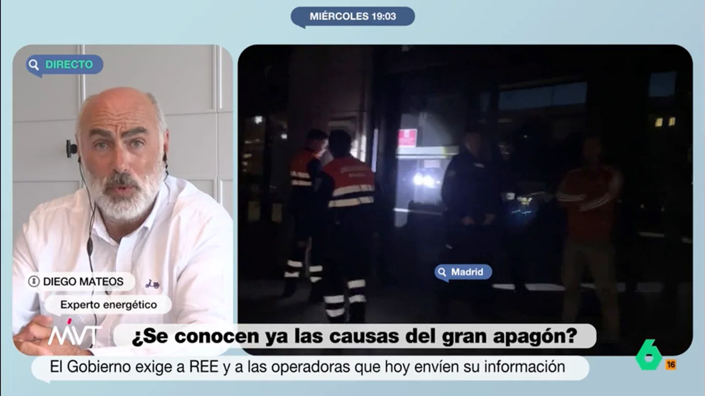 MVT: El experto en energía Diego Mateos, sobre la REE: "Era estupenda para las energías que teníamos" MVT: El experto en energía Diego Mateo, sobre la REE: "Era estupenda para las energías que teníamos"