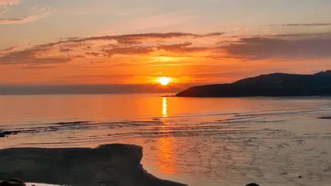 Puesta de Sol en la Ría de Lires Puesta de Sol en la Ría de Lires