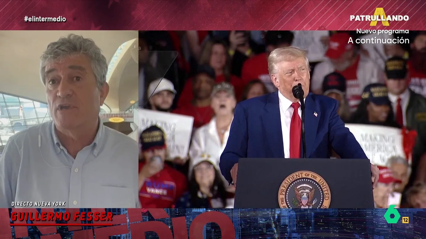 Fesser afirma que Trump se mueve entre la grandilocuencia y la venganza: "Cree que puede repartir el mundo con sus amiguetes" Fesser afirma que Trump se mueve entre la grandilocuencia y la venganza: "Cree que puede repartir el mundo con sus amiguetes"