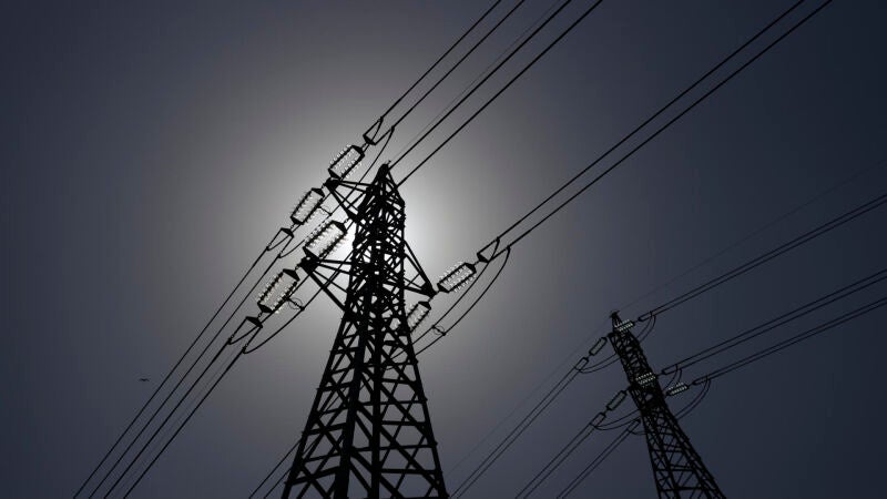 Torres de alta tensión eléctrica