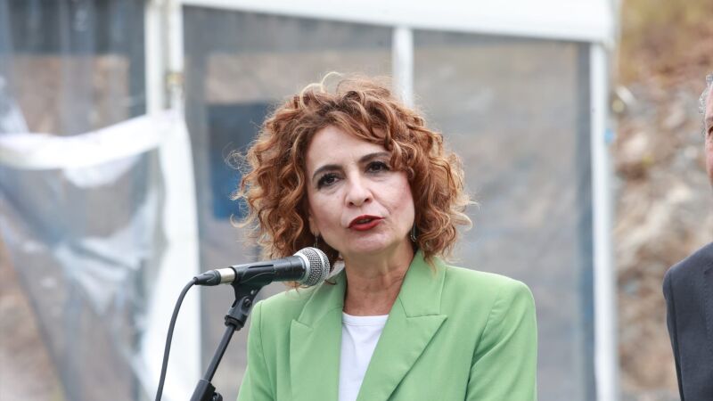La vicepresidenta primera del Gobierno, María Jesús Montero. 